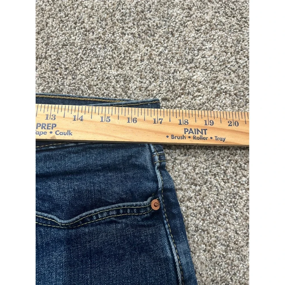 Levis 527 Slim Bootcut Jeans Mens 34x31 Dark Wash Denim Blue 05527-0534